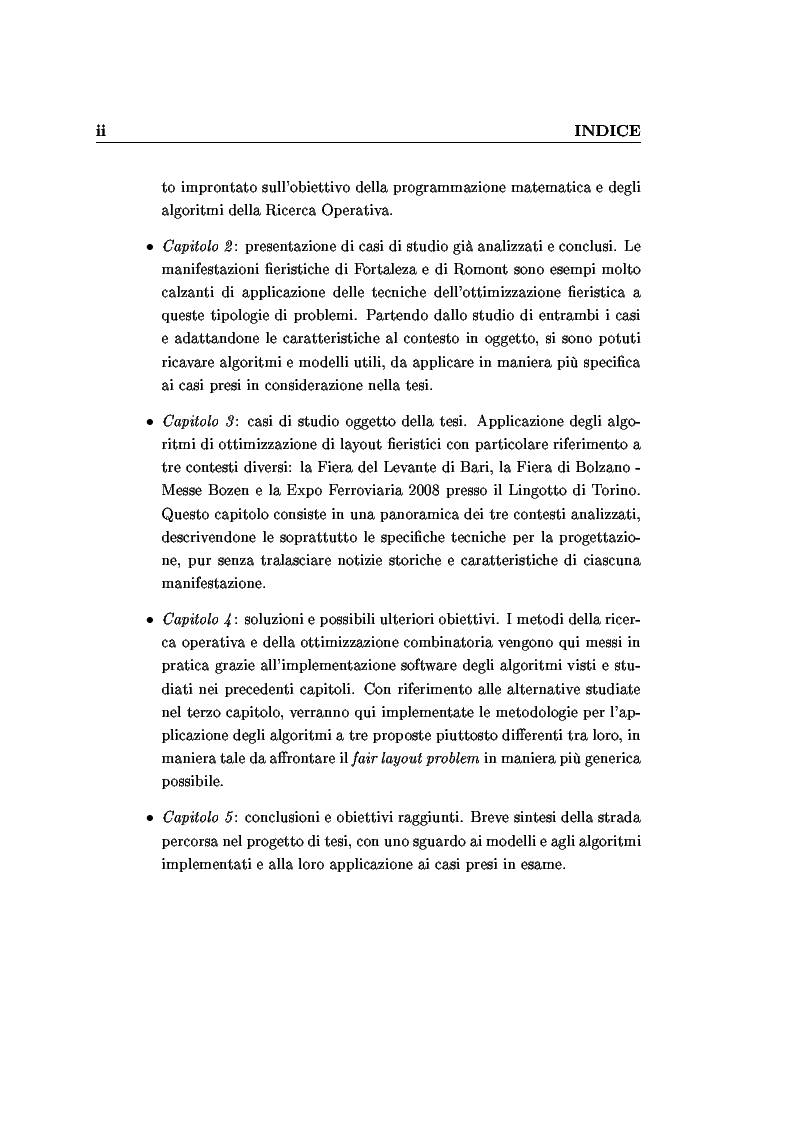 Anteprima della tesi: Modelli e algoritmi per l'ottimizzazione di layout fieristici, Pagina 2