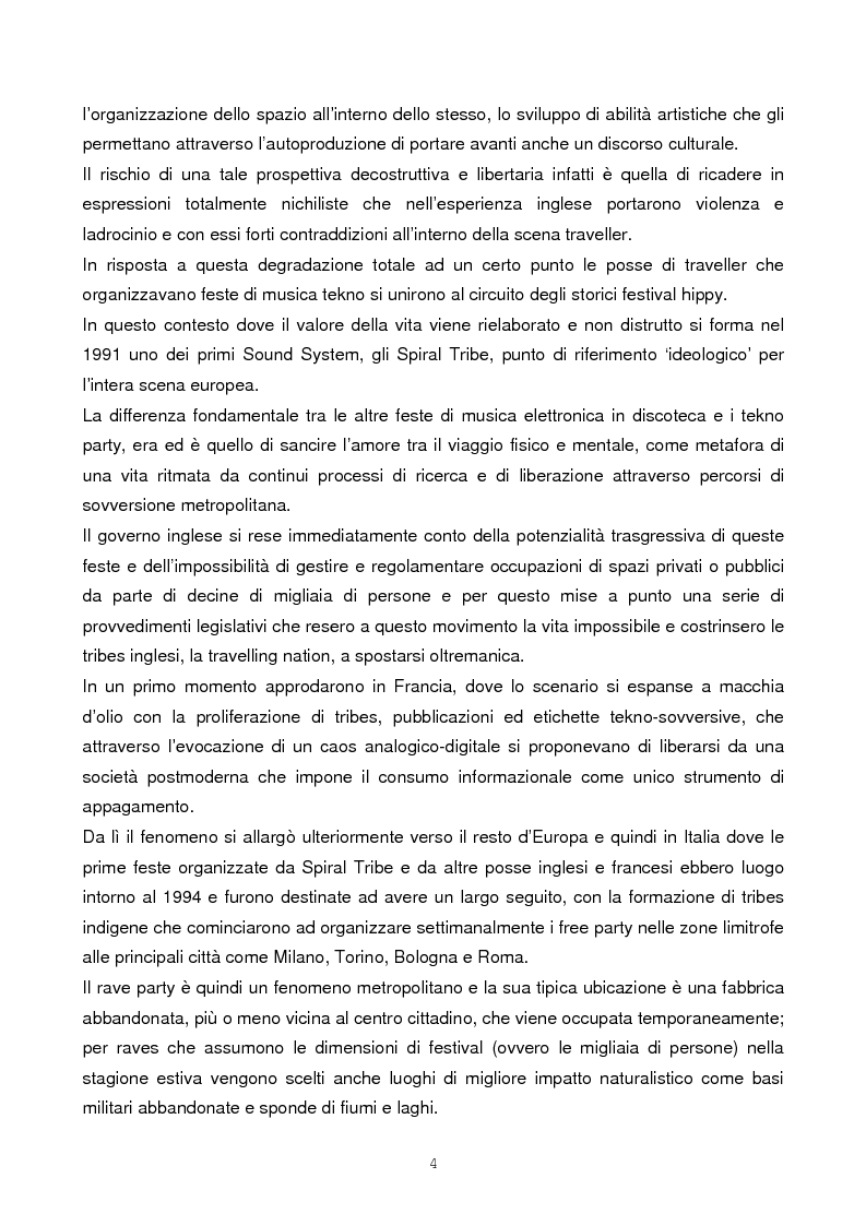 Anteprima della tesi: Il rave come fenomeno metropolitano: un'analisi antropologica, Pagina 2