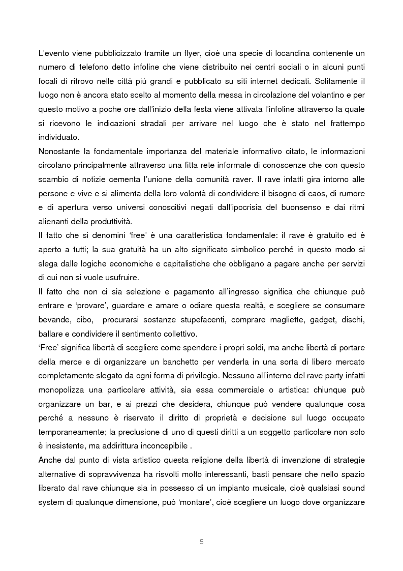 Anteprima della tesi: Il rave come fenomeno metropolitano: un'analisi antropologica, Pagina 3