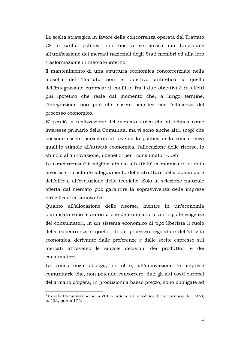 Anteprima della tesi: Gli aiuti di stato per il salvataggio e la ristrutturazione di imprese in difficoltà: il caso Alitalia, Pagina 4