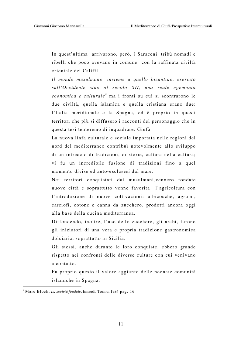 Anteprima della tesi: Il Mediterraneo di Giufà: prospettive interculturali, Pagina 7