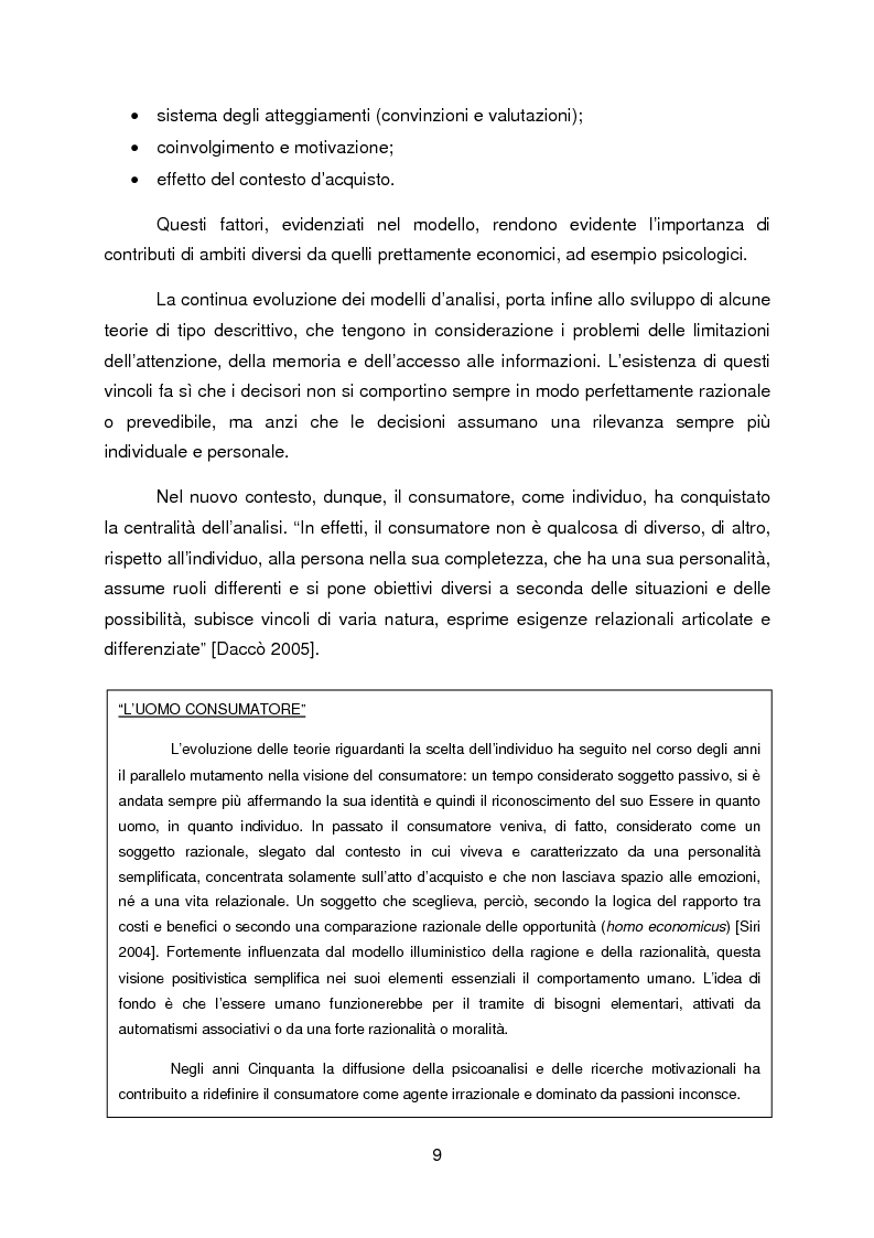 Anteprima della tesi: La propensione all'indebitamento: fattori razionali ed emotivi nel processo decisionale del consumatore, Pagina 5