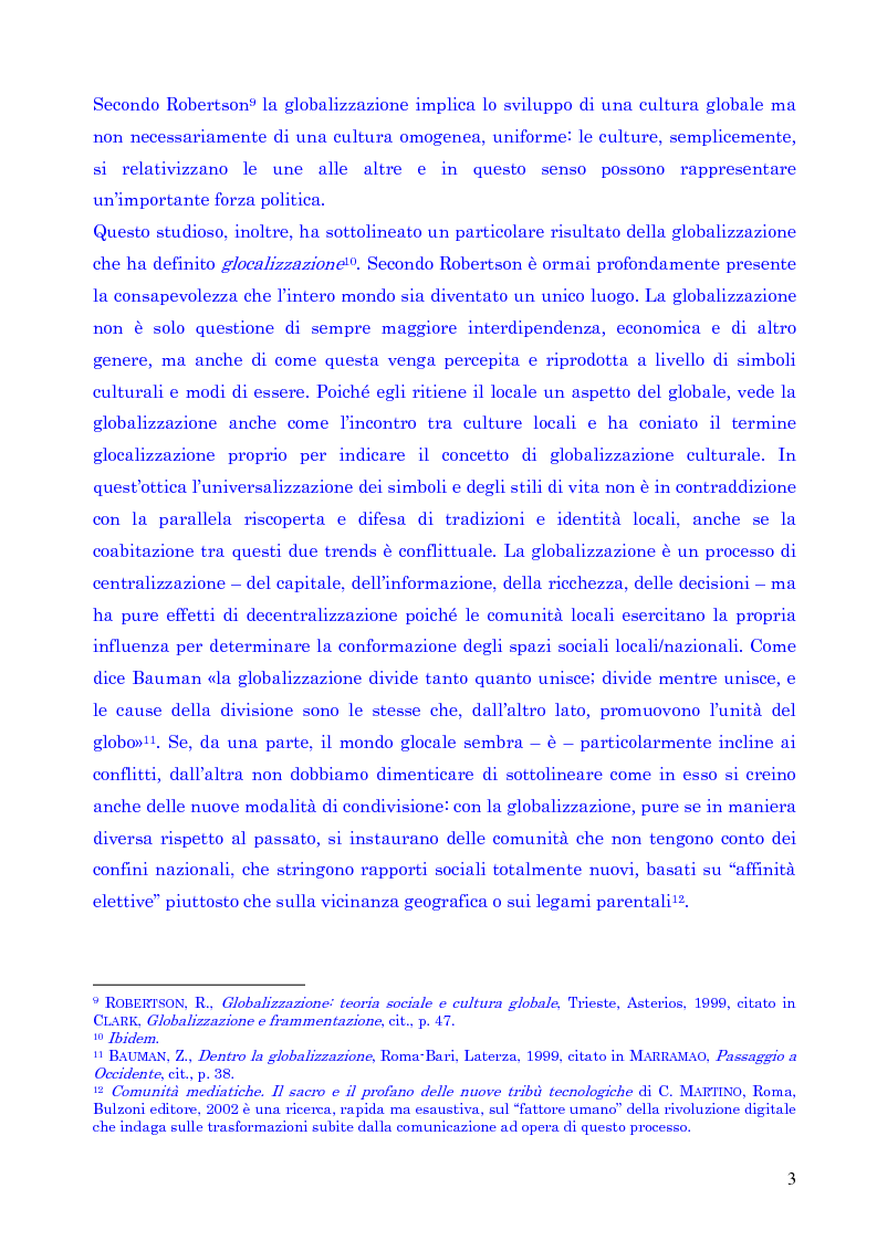 Anteprima della tesi: Il concetto di spazio nell'era della globalizzazione, Pagina 3