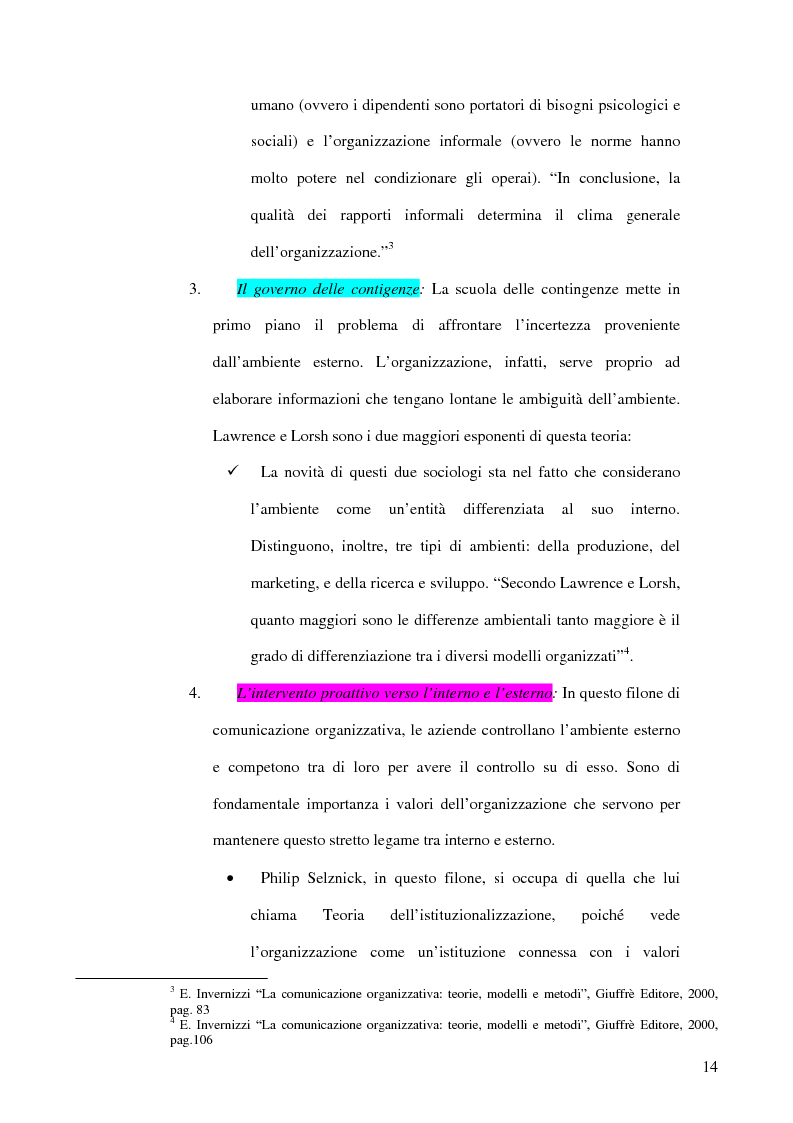 Anteprima della tesi: Nuove strategie comunicative: il gruppo Aquolina, Pagina 8