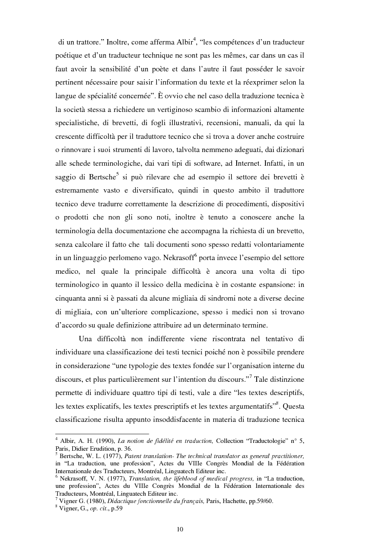 Anteprima della tesi: Teoria e pratica della traduzione: la filiazione e le sentenze del ''Journal del tribunaux'', Pagina 6
