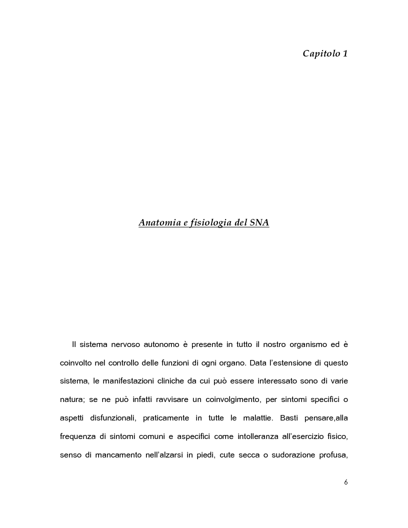 Anteprima della tesi: Il ruolo del tecnico di neurofisiopatologia e la sua interazione con il paziente in un laboratorio di esplorazione funzionale del Sistema Nervoso Autonomo., Pagina 5