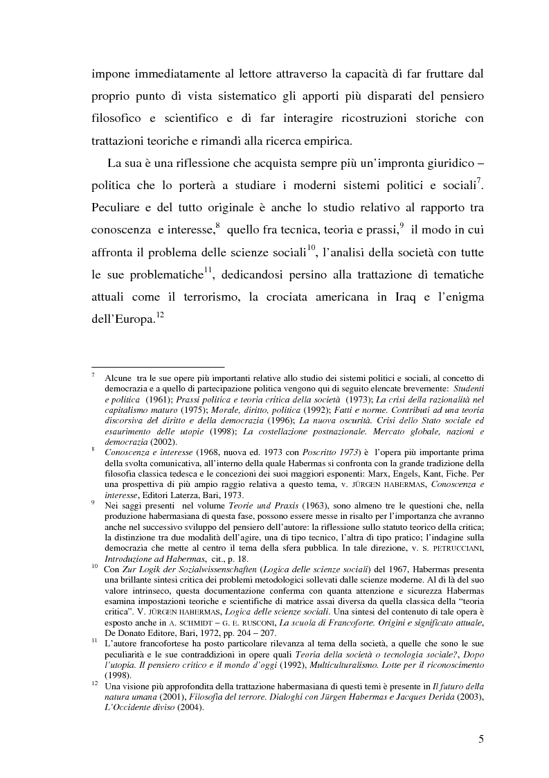 Anteprima della tesi: L'opinione pubblica nel pensiero politico del primo Habermas, Pagina 3