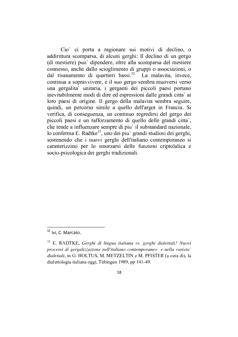 Anteprima della tesi: Il gergo giovanile in italiano - Analisi lessicale, morfosintattica ed i problemi di traduzione in lingua araba in ''Jack Frusciante è uscito dal gruppo'' di Enrico Brizzi ed ''Esco a fare due passi'' di Fabio Volo, Pagina 12