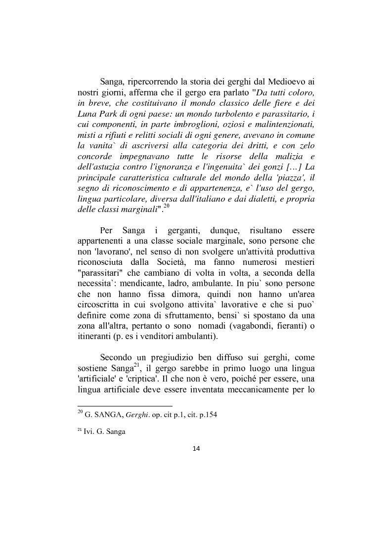 Anteprima della tesi: Il gergo giovanile in italiano - Analisi lessicale, morfosintattica ed i problemi di traduzione in lingua araba in ''Jack Frusciante è uscito dal gruppo'' di Enrico Brizzi ed ''Esco a fare due passi'' di Fabio Volo, Pagina 8