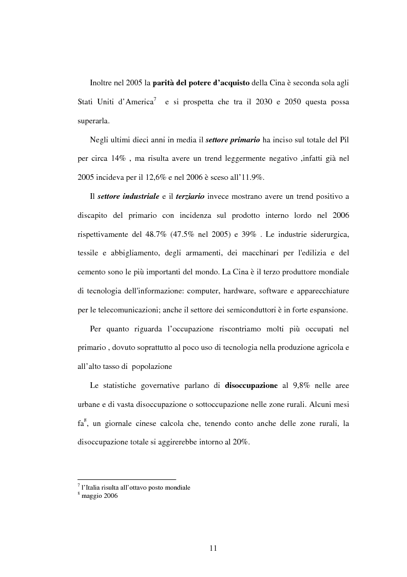 Anteprima della tesi: Prodotti agroalimentari: rapporti Italia-Cina. Il commercio, il rischio della concorrenza e le opportunità di un nuovo mercato, Pagina 5