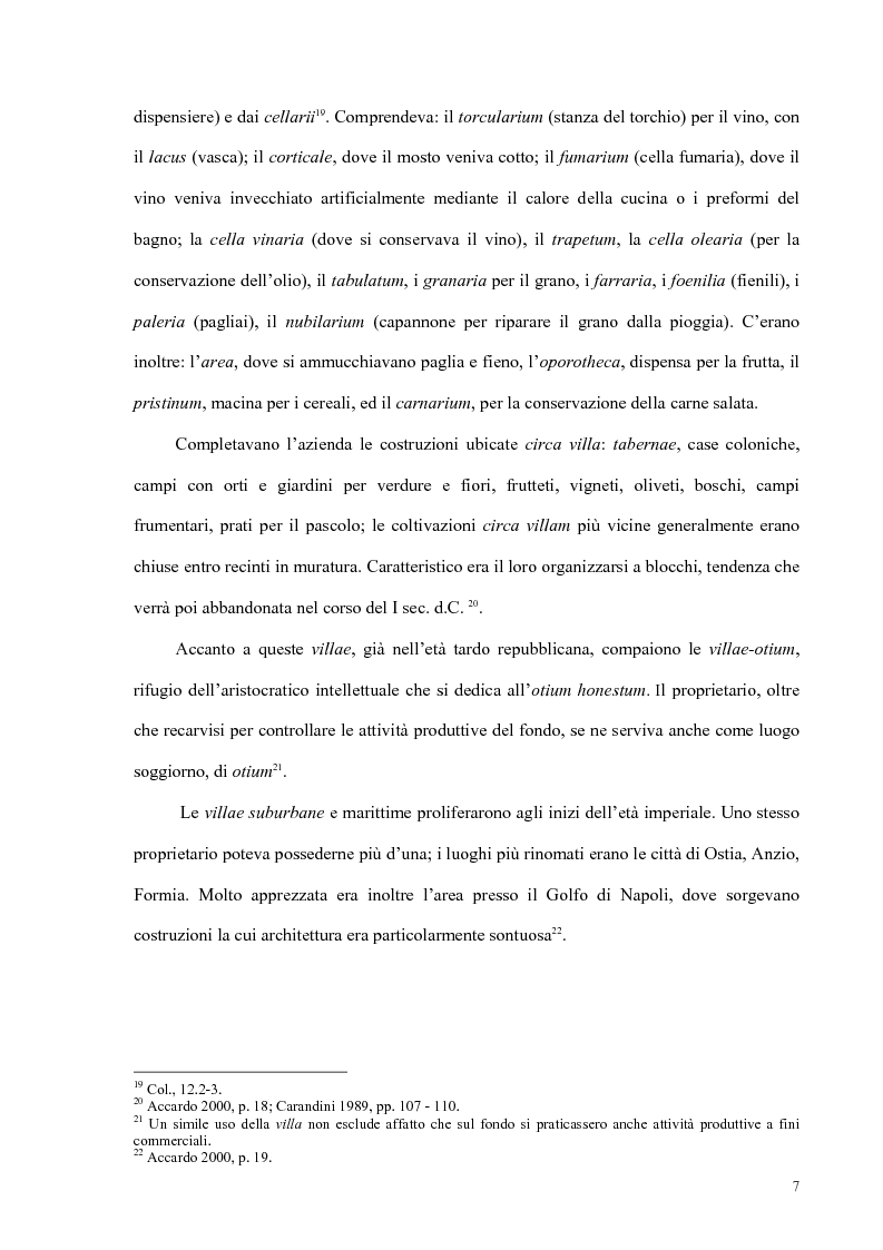 Anteprima della tesi: Organizzazione del lavoro nelle proprietà rurali in età Imperiale (con particolare attenzione al personale epigraficamente attestato in Puglia), Pagina 4
