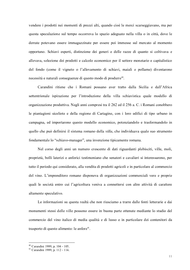 Anteprima della tesi: Organizzazione del lavoro nelle proprietà rurali in età Imperiale (con particolare attenzione al personale epigraficamente attestato in Puglia), Pagina 8