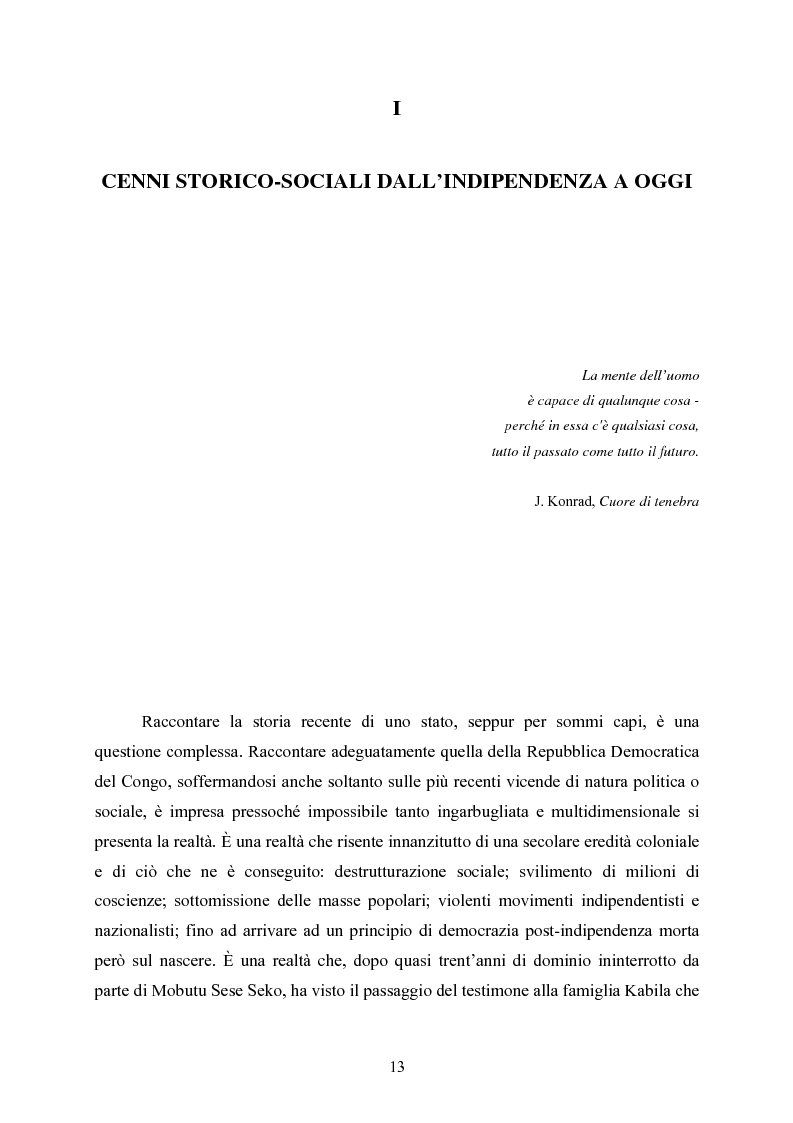 Anteprima della tesi: “Kadogo”: bambini-soldato della Repubblica Democratica del Congo. Il caso dei Mayi-mayi in Kivu, Pagina 11