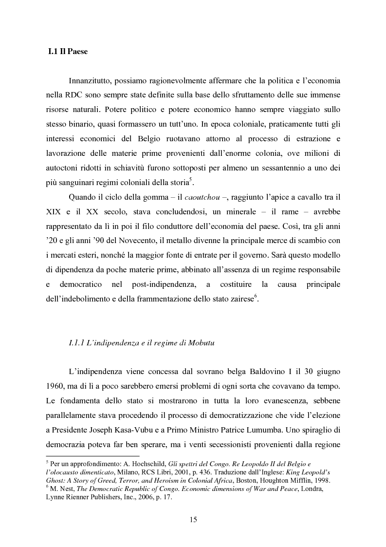 Anteprima della tesi: “Kadogo”: bambini-soldato della Repubblica Democratica del Congo. Il caso dei Mayi-mayi in Kivu, Pagina 13