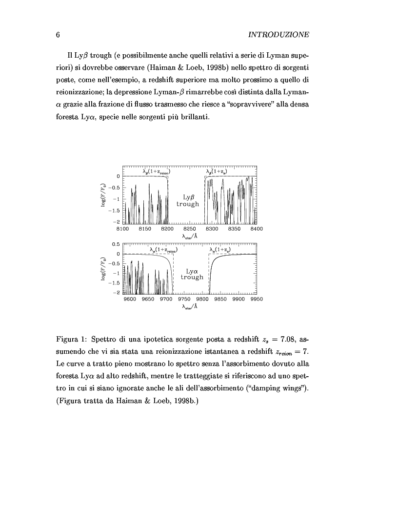 Anteprima della tesi: Il ruolo dei quasars nel processo di reionizzazione dell'universo, Pagina 4