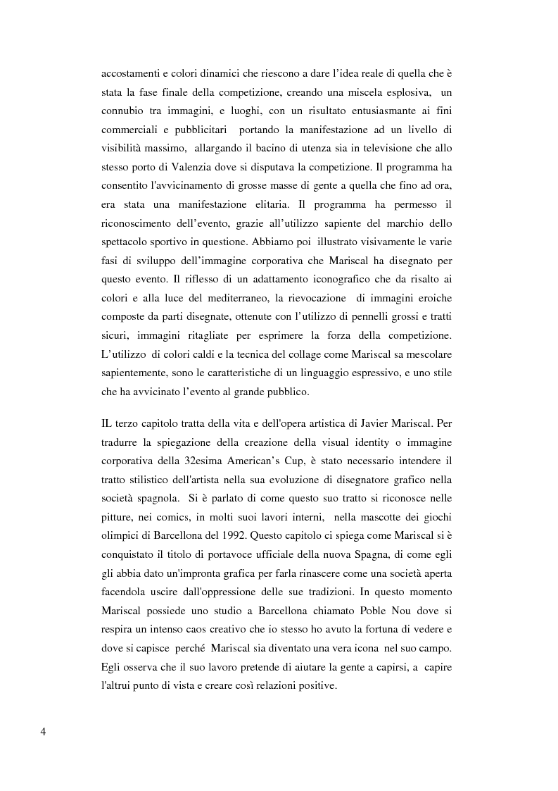 Anteprima della tesi: La visual identity nella costruzione della 32 America's Cup passando dal segno visivo, Pagina 4