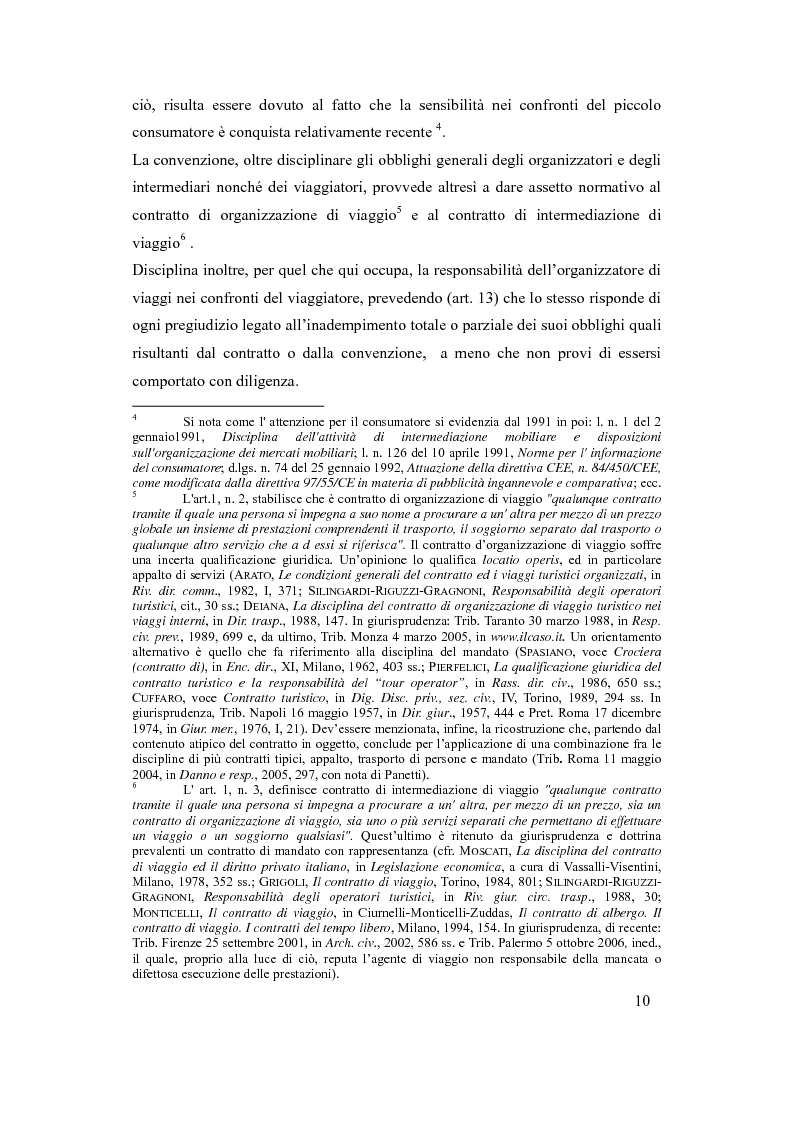 Anteprima della tesi: Il danno da vacanza rovinata come danno non patrimoniale da inadempimento contrattuale, Pagina 6