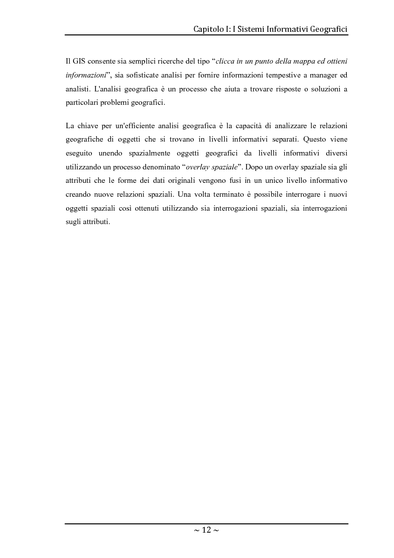 Anteprima della tesi: Le basi di dati geografiche in Spatial Oracle: gestione del dato raster, Pagina 12