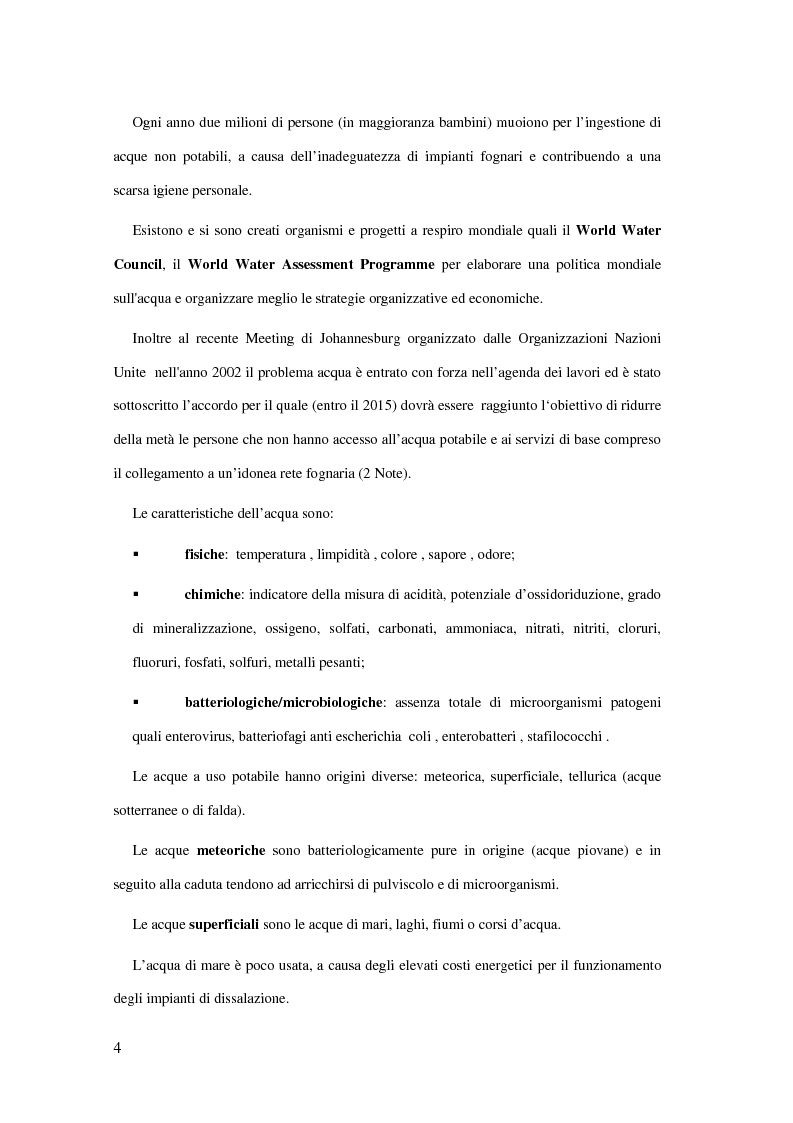 Anteprima della tesi: Valutazione economica del controllo ufficiale acque potabili effettuate dall’Azienda Sanitaria Locale della Provincia di Varese, Pagina 2