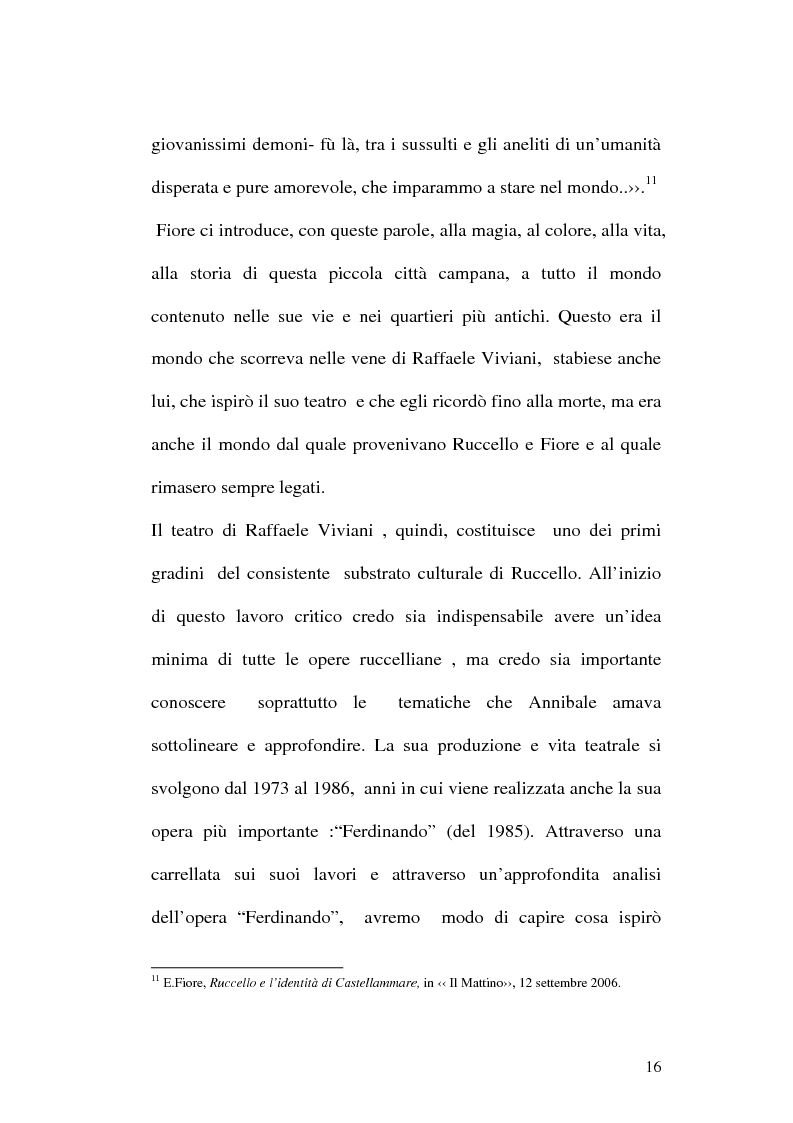 Anteprima della tesi: Sulle ceneri dell'avanguardia. Per il teatro di Annibale Ruccello, Pagina 13