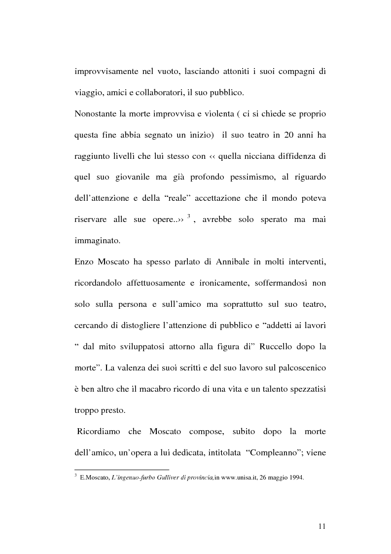Anteprima della tesi: Sulle ceneri dell'avanguardia. Per il teatro di Annibale Ruccello, Pagina 8