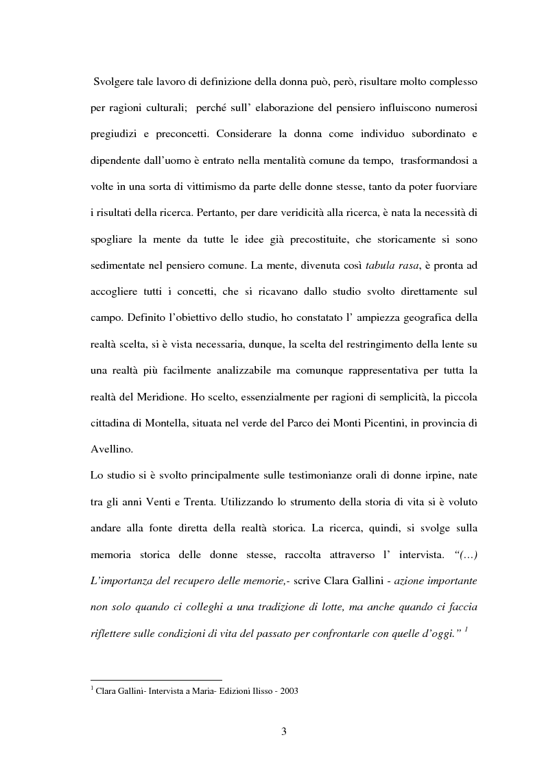 Anteprima della tesi: Vita di una donna: dalla realtà alla storia, Pagina 2