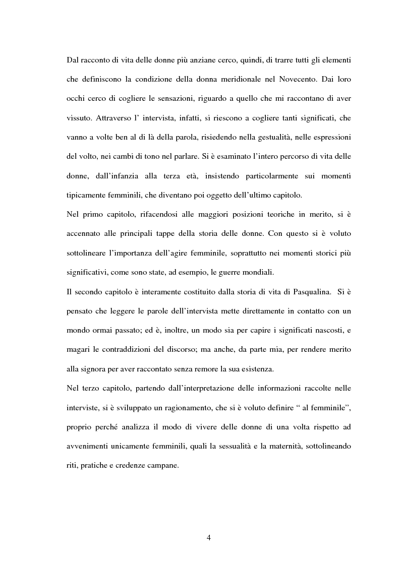 Anteprima della tesi: Vita di una donna: dalla realtà alla storia, Pagina 3