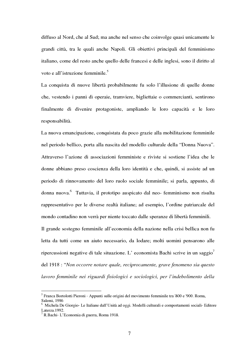 Anteprima della tesi: Vita di una donna: dalla realtà alla storia, Pagina 6