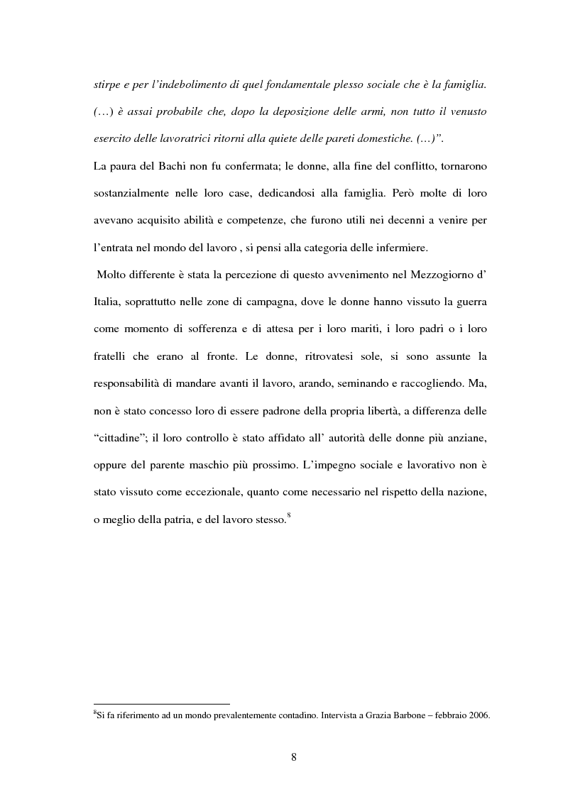 Anteprima della tesi: Vita di una donna: dalla realtà alla storia, Pagina 7