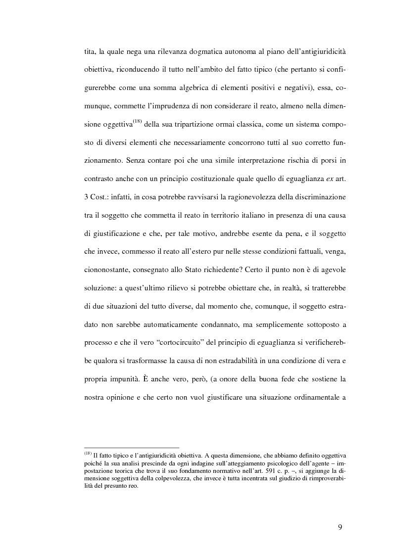 Anteprima della tesi: Il mandato d'arresto europeo. I profili sostanziali della cooperazione degli Stati membri dell'Unione Europea in materia penale tra disciplina comunitaria e principi di garanzia., Pagina 13