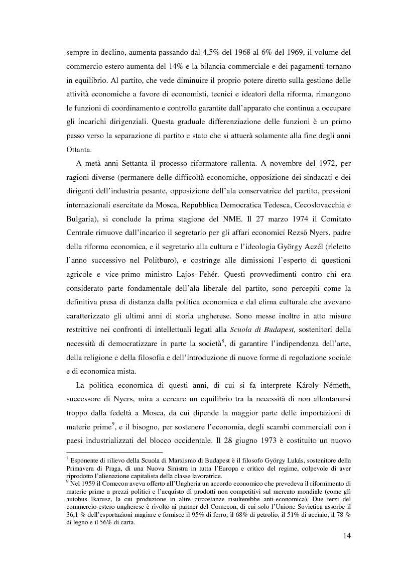 Anteprima della tesi: Il processo di transizione in Ungheria e Romania, Pagina 10