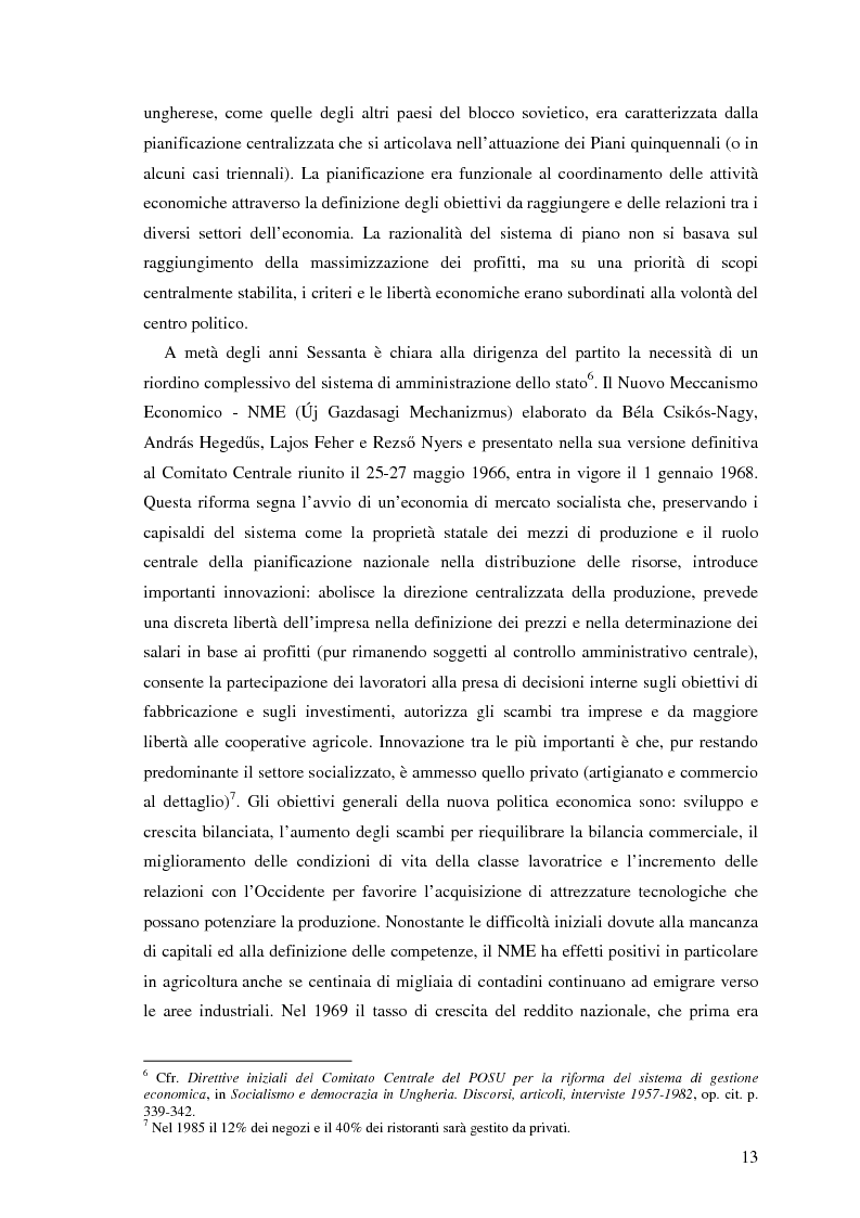 Anteprima della tesi: Il processo di transizione in Ungheria e Romania, Pagina 9