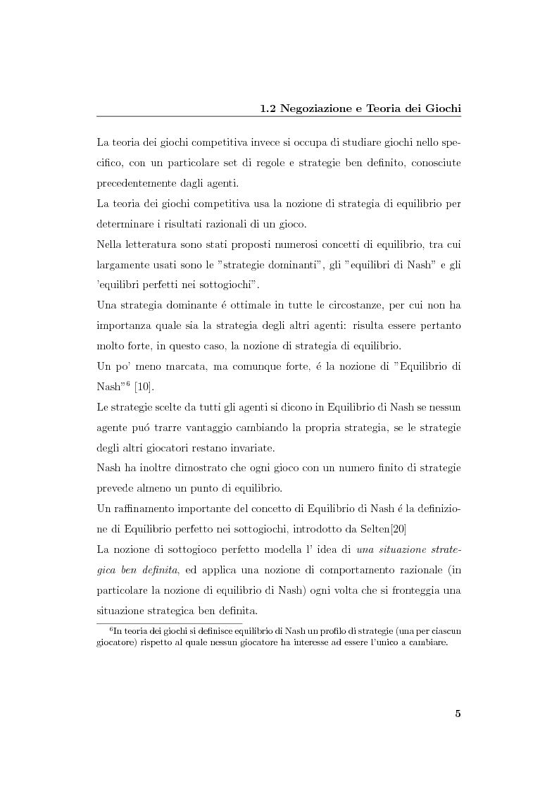 Anteprima della tesi: Progetto e realizzazione di un sistema per la negoziazione multiattributo con informazione incompleta, Pagina 8