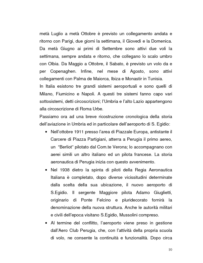Anteprima della tesi: Trasporto automatico leggero tra la linea ferroviaria Foligno-Terontola e l'aeroporto internazionale di Sant'Egidio. Progetto della stazione d'interscambio di Ospedalicchio., Pagina 10