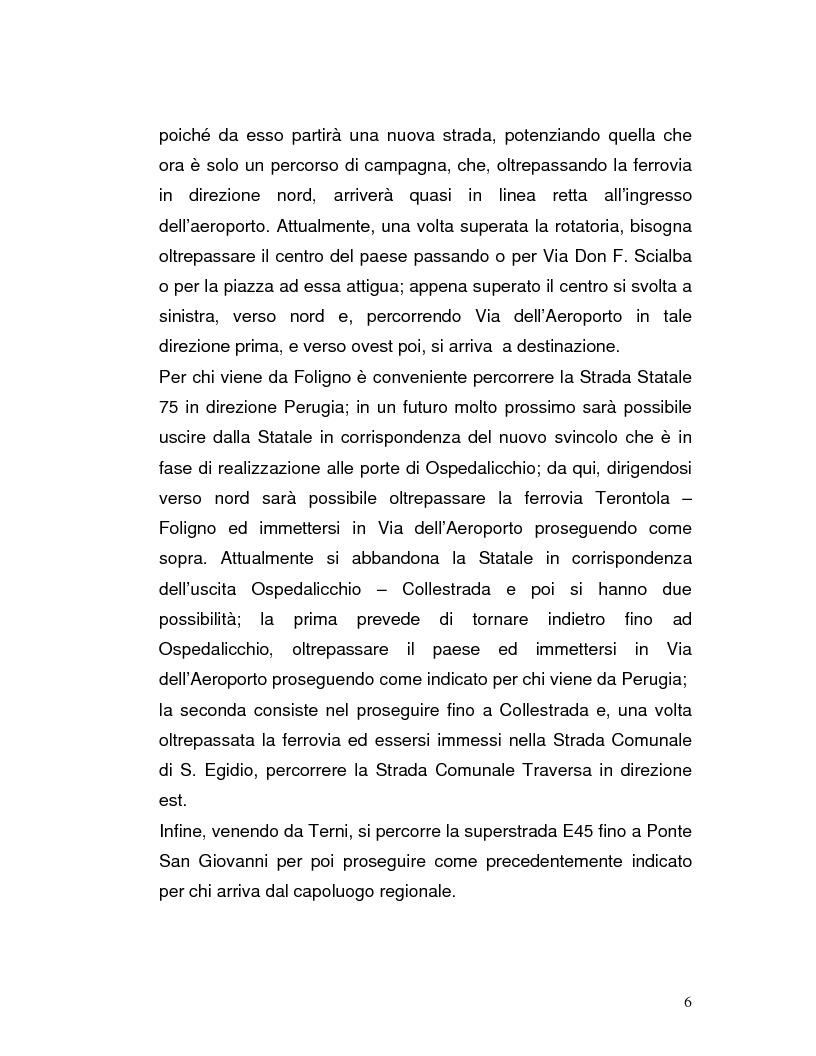 Anteprima della tesi: Trasporto automatico leggero tra la linea ferroviaria Foligno-Terontola e l'aeroporto internazionale di Sant'Egidio. Progetto della stazione d'interscambio di Ospedalicchio., Pagina 6