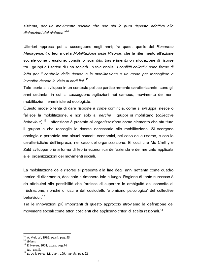Anteprima della tesi: La testa indipendente. Movimenti sociali urbani e centri sociali autogestiti, Pagina 6