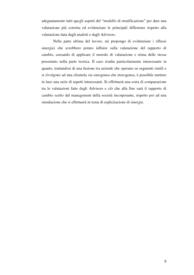 Anteprima della tesi: I nuovi approcci valutativi nelle operazioni di Merger and acquistion. La fusione di I.Net S.p.A. in BT Italia S.p.A., Pagina 5