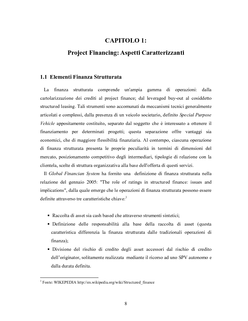 Anteprima della tesi: Il project financing ed il partenariato pubblico-privato: l'autostrada regionale Cispadana, Pagina 4