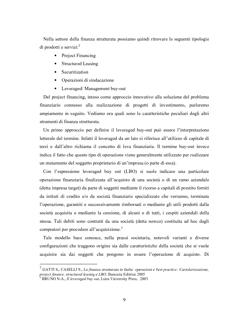 Anteprima della tesi: Il project financing ed il partenariato pubblico-privato: l'autostrada regionale Cispadana, Pagina 5