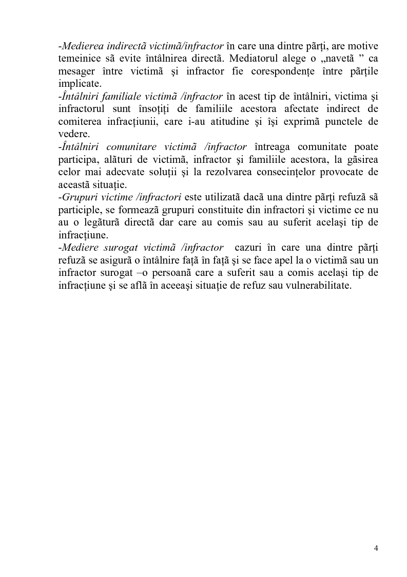 Anteprima della tesi: Medierea ca proces de impacare a victimei cu infractorul, Pagina 2