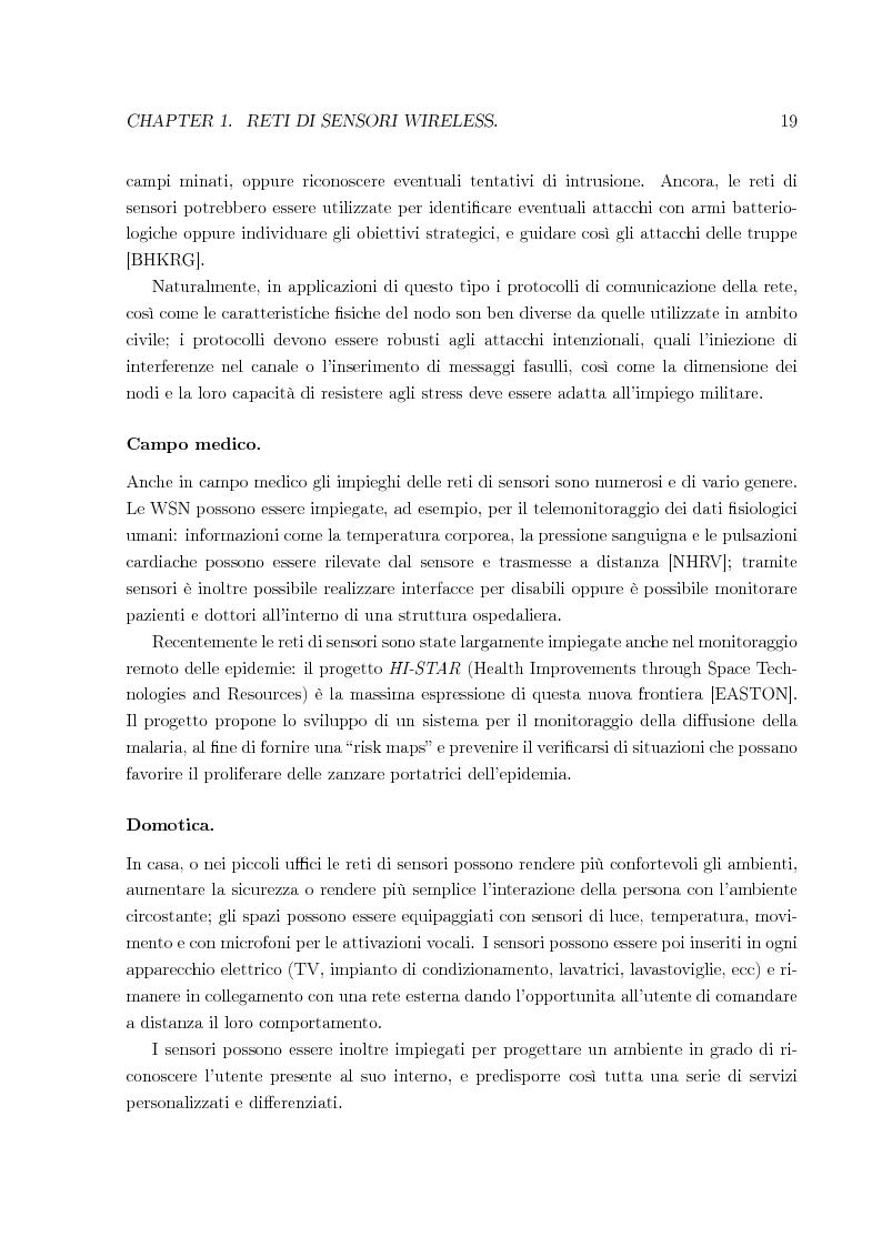 Anteprima della tesi: Sistema per la riprogrammazione wireless ed il monitoraggio delle reti di sensori wireless, Pagina 12