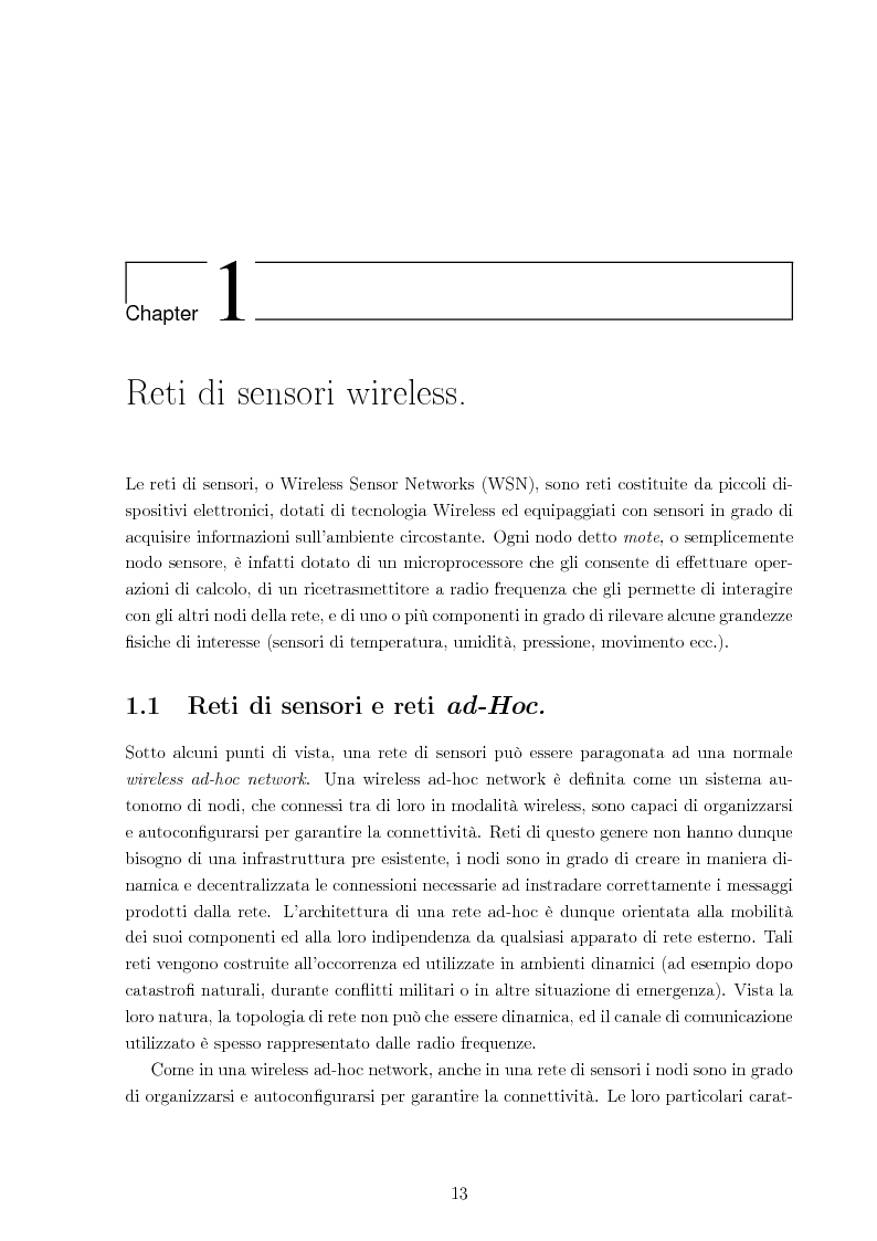 Anteprima della tesi: Sistema per la riprogrammazione wireless ed il monitoraggio delle reti di sensori wireless, Pagina 6