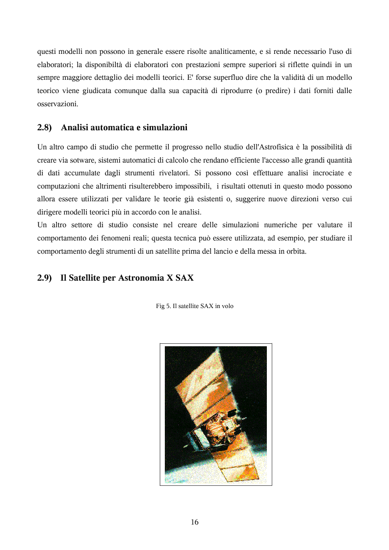 Anteprima della tesi: Ricerca automatica di eventi transienti e problemi di archiviazione ed analisi dei dati del satellite per astronomia X BeppoSAX, Pagina 11