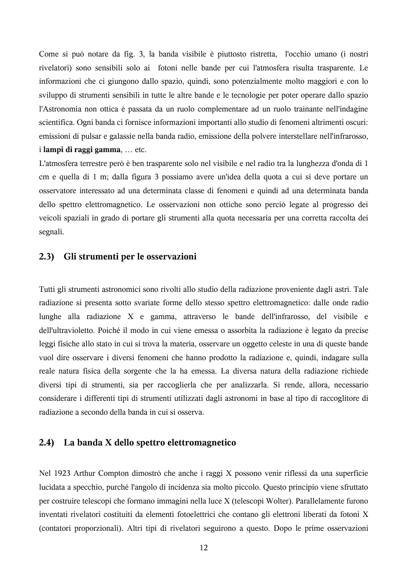 Anteprima della tesi: Ricerca automatica di eventi transienti e problemi di archiviazione ed analisi dei dati del satellite per astronomia X BeppoSAX, Pagina 7