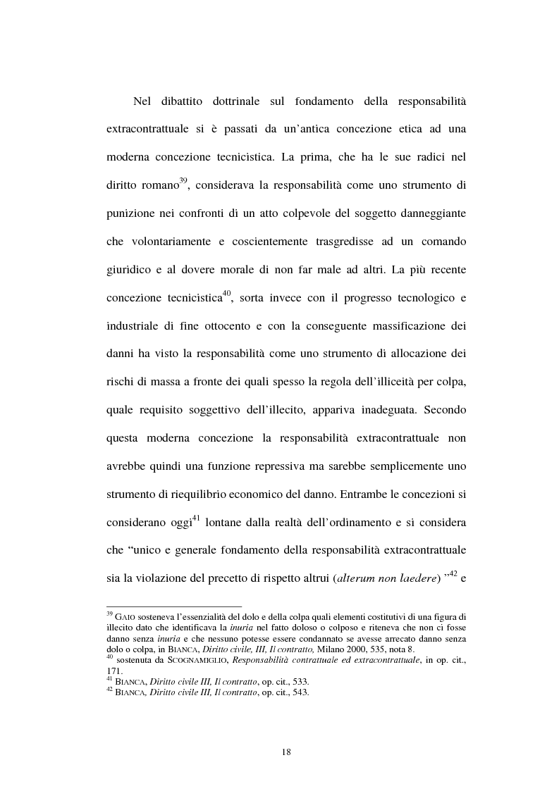 Anteprima della tesi: Gli obblighi di protezione e la teoria del contatto sociale, Pagina 15