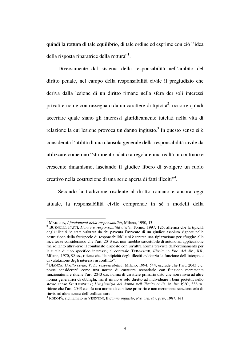 Anteprima della tesi: Gli obblighi di protezione e la teoria del contatto sociale, Pagina 2