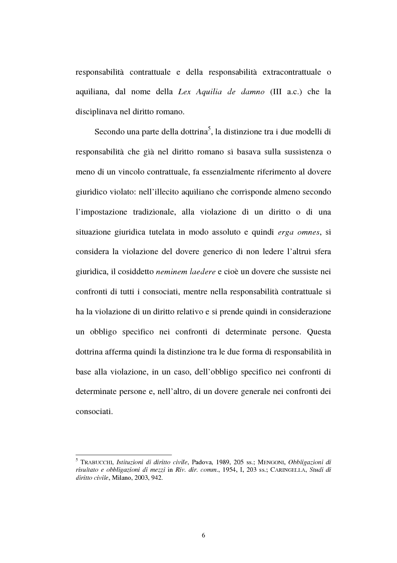 Anteprima della tesi: Gli obblighi di protezione e la teoria del contatto sociale, Pagina 3