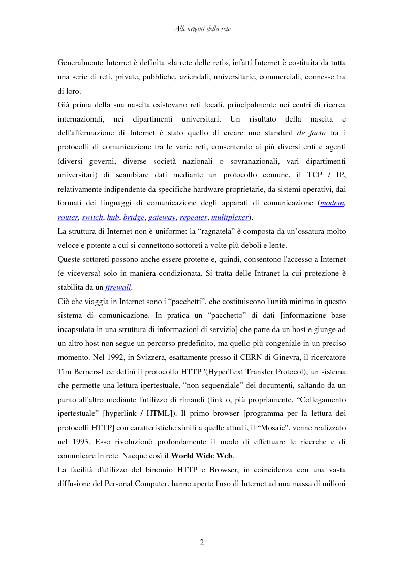 Anteprima della tesi: Detenzione di materiale pedopornografico (art. 600-quater C.P.) e Internet. Legislazione, casistica e questioni giurispudenziali., Pagina 2