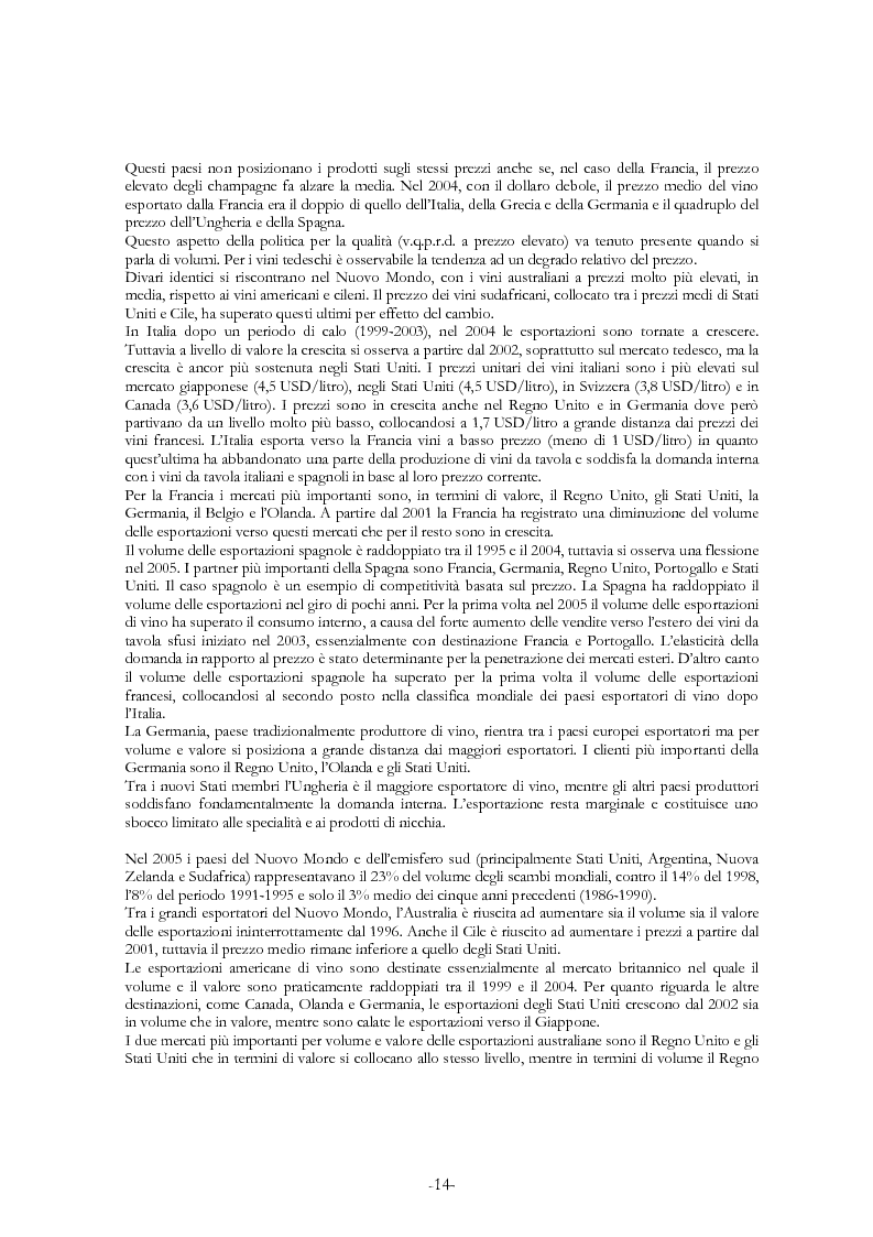 Anteprima della tesi: L'economia del settore vitivinicolo in Europa ed in Italia - Illustrazione dei percorsi economici per una riforma del settore, Pagina 10