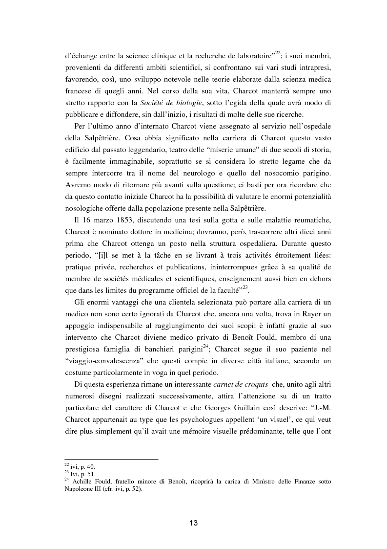 Anteprima della tesi: L'isteria nel romanzo francese "fin de siècle": Charcot e la sua dottrina in Claretie e Bonnetain, Pagina 10